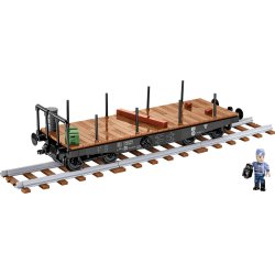 COBI Byggeklodser Schwerer Plattformwagen Type SSYS  - 424 klodser
