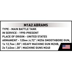 Byggeklodser Armed Forces M1A2 Abrams Tank - 1025 klodser