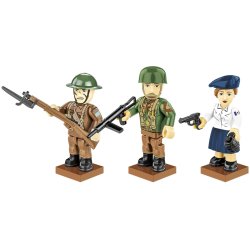 COBI Byggest - Figurer 3 stk - D-Day Allied Forces