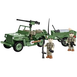 COBI Byggest Willys MB &amp; Trailer - 200 klodser