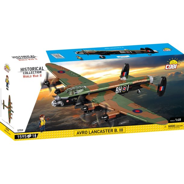 COBI Byggeklodser Avro Lancaster B. III - Samlest med 1595 klodser