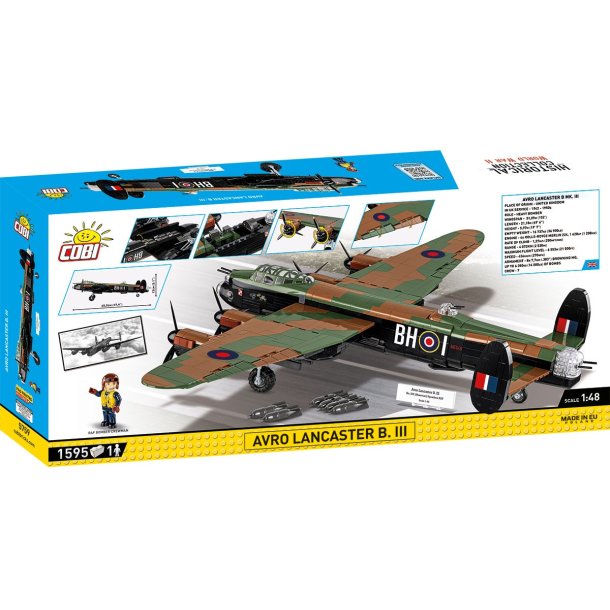 COBI Byggeklodser Avro Lancaster B. III - Samlest med 1595 klodser