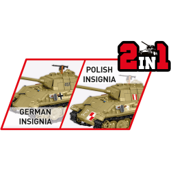 COBI Byggest - Panzer V Panther Ausf. G "PUDEL" - 1133 Klodser