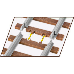 COBI Byggeklodser Kriegslokomotive Baureihe 52  - 2476 klodser