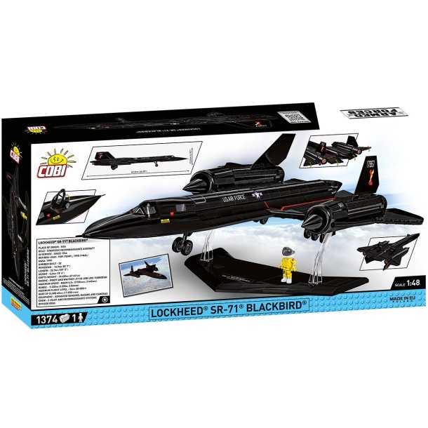 COBI Byggeklodser Armed Forces Lockheed SR-71 Blackbird -1374 klodser