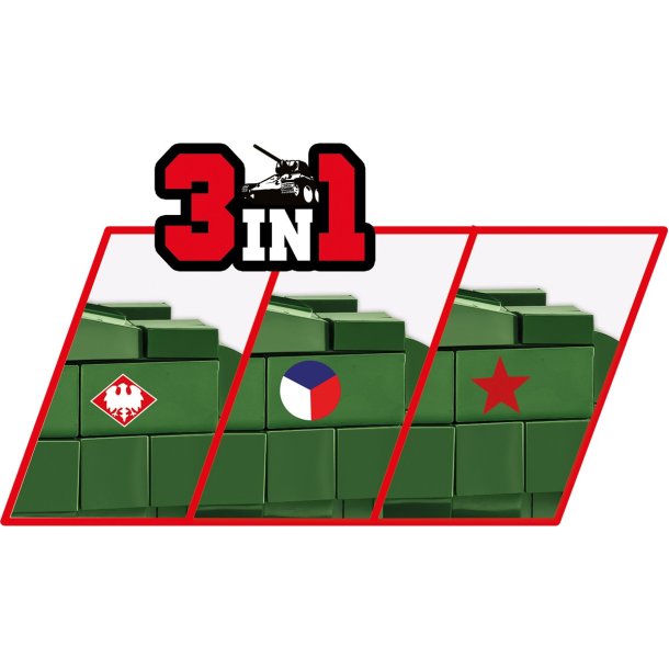 COBI Byggeklodser IS-2 Heavy Tank - 1051 klodser