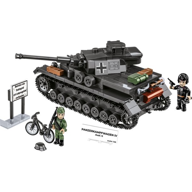 COBI Byggest Panzerkampfwagen IV Tiger Ausf. G - 643 Klodser