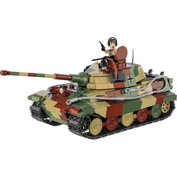 COBI Byggest PzKpfw VI Ausf. B "Knigstiger Tank" - 802 klodser
