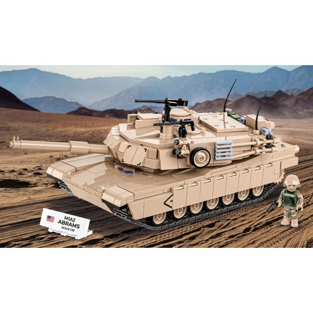 Byggeklodser Armed Forces M1A2 Abrams Tank - 1025 klodser