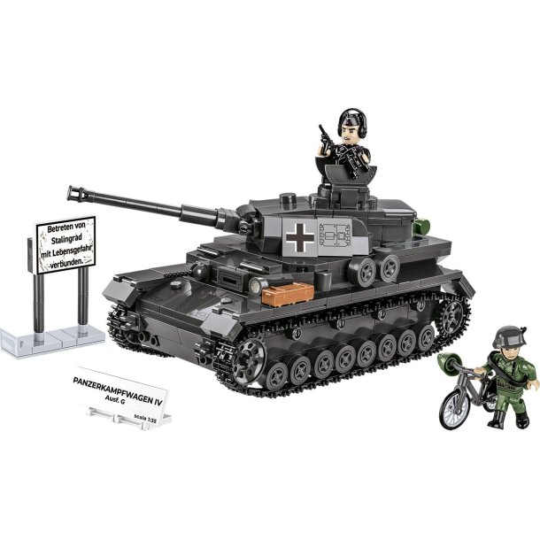 COBI Byggest Panzerkampfwagen IV Tiger Ausf. G - 643 Klodser
