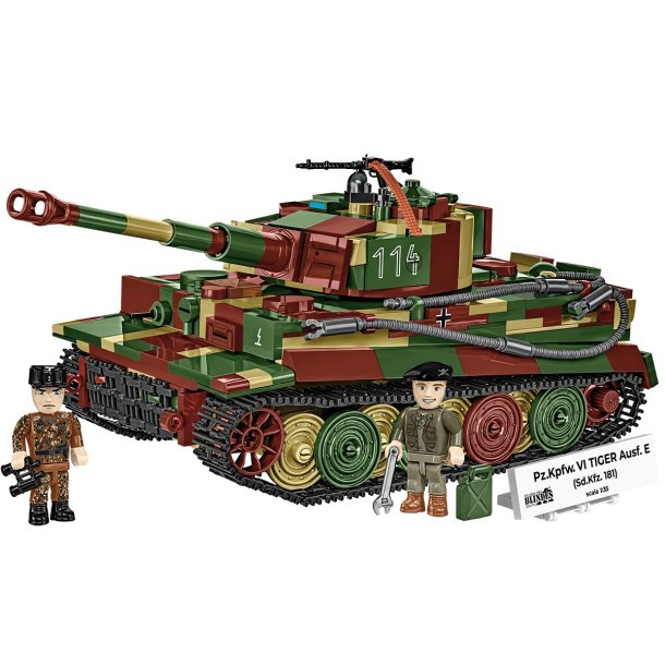 COBI Byggest Pz.Kpfw. VI Tiger Ausf. E - 870 klodser