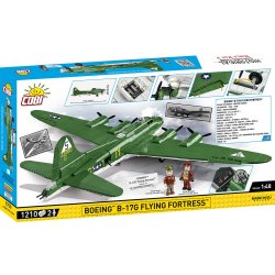 COBI Byggeklodser WW2 Boeing B-17G Flying Fortress - 1210 Klodser
