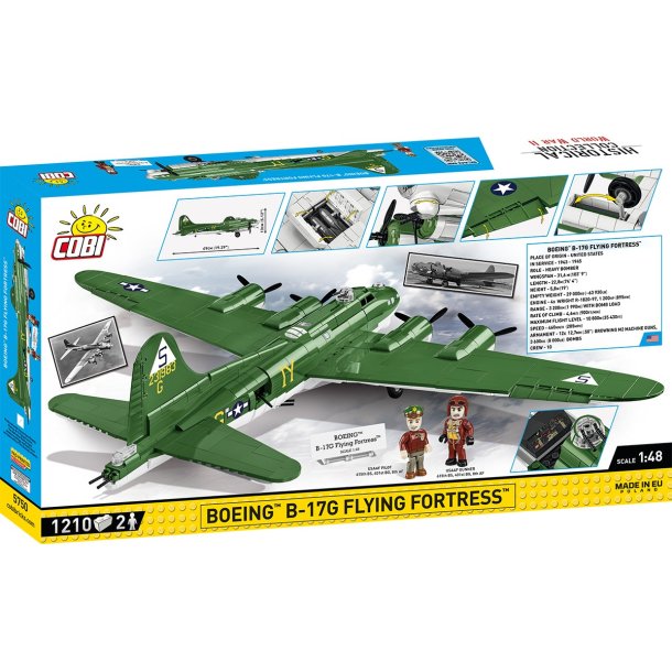 COBI Byggeklodser WW2 Boeing B-17G Flying Fortress - 1210 Klodser
