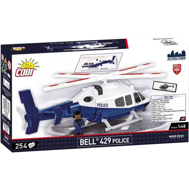 COBI Byggest Bell 429 Helicopter Police - 254 Klodser 