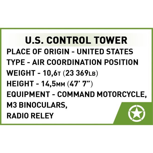 COBI Byggest - U.S. Control Tower - 664 klodser