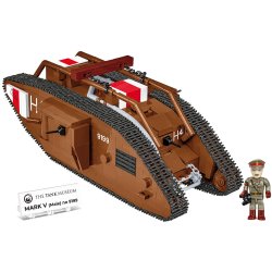 COBI Samlest World War I Tank Mark V (Male) no 9199 - 844 Klodser