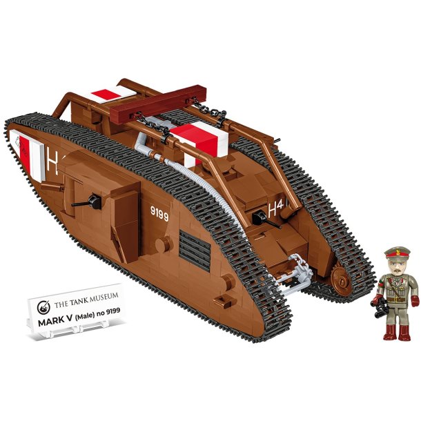 COBI Samlest World War I Tank Mark V (Male) no 9199 - 844 Klodser