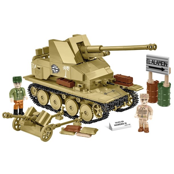 COBI Byggest WW2 Marder III Ausf. M - 367 Klodser