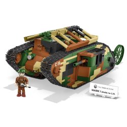 COBI Samlest World War I Tank Mark I (Male) no C.19 - 878 Klodser