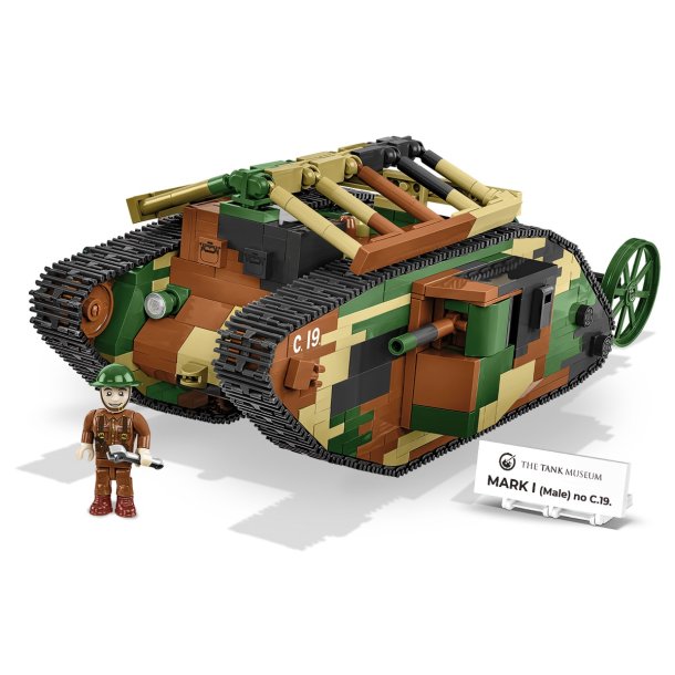 COBI Samlest World War I Tank Mark I (Male) no C.19 - 878 Klodser