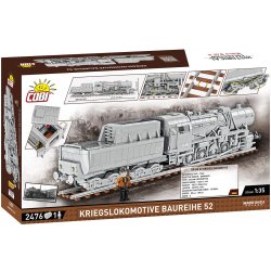 COBI Byggeklodser Kriegslokomotive Baureihe 52  - 2476 klodser