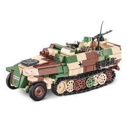 COBI Byggest WW2 SD.KFZ. 251/9 Stummel - 485 Klodser