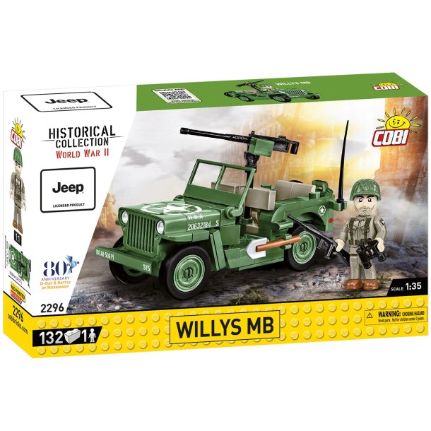 COBI Byggest Willys MB - 132 klodser