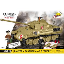 COBI Byggest - Panzer V Panther Ausf. G "PUDEL" - 1133 Klodser