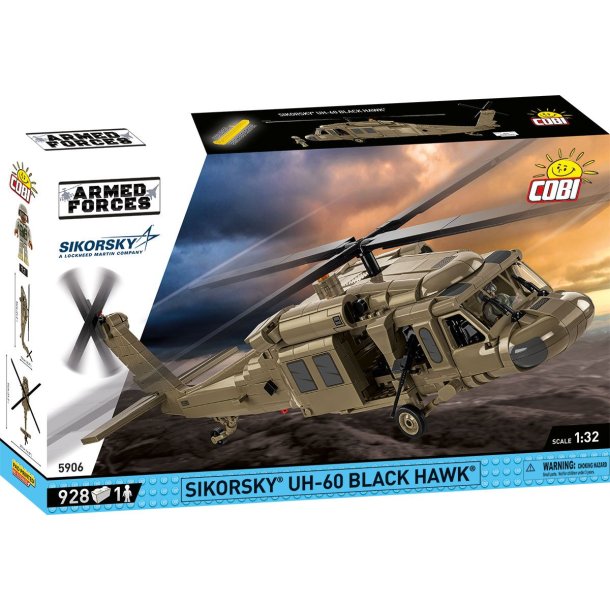 COBI Byggeklodser Armed Forces Sikorsky UH-60 Black Hawk - 928 klodser