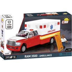 COBI Byggest RAM 3500 Ambulance - 295 Klodser 