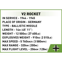 COBI Byggest WW2 V2 Rocket on Meiller Vehicle - 1191 Klodser