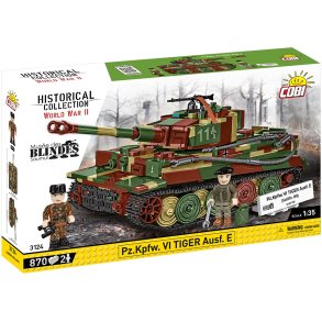 COBI Byggest Pz.Kpfw. VI Tiger Ausf. E - 870 klodser
