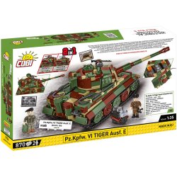 COBI Byggest Pz.Kpfw. VI Tiger Ausf. E - 870 klodser