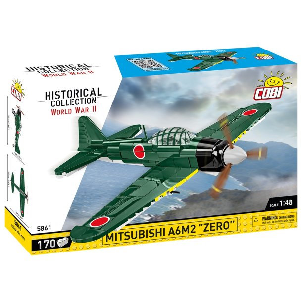 COBI Byggeklodser Mitsubishi A6M2 "Zero" - 170 klodser