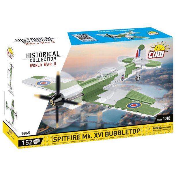 COBI Byggeklodser Spitfire Mk. XVI Bubbletop Jagerfly - 152 klodser