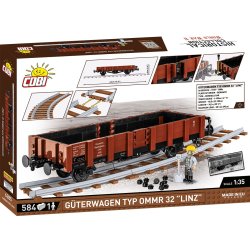 COBI Byggeklodser Gterwagen Typ OMMR 32 "Linz"  - 584 klodser