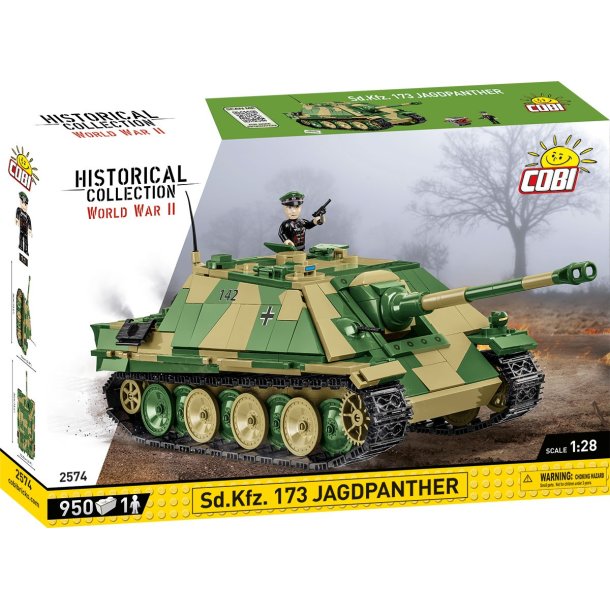 COBI Byggest Sd.Kfz. 173 Jagdpanther - Samlest med 950 klodser
