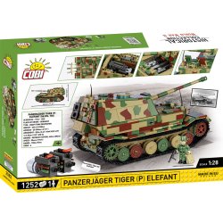 COBI Byggest Panzerjger Tiger (P) Elefant - 1252 klodser