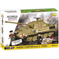 COBI Byggest - Panzer V Panther Ausf. G "PUDEL" - 1133 Klodser