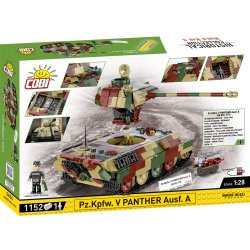 COBI Byggest WW2 Pz.Kpfw. V Panther Ausf. A - 1152 Klodser 