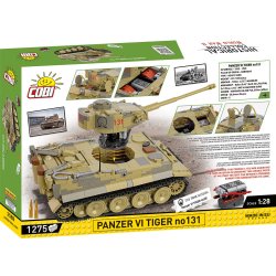 COBI Byggest Panzer VI Tiger no 131 - 1275 klodser