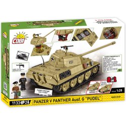 COBI Byggest - Panzer V Panther Ausf. G "PUDEL" - 1133 Klodser