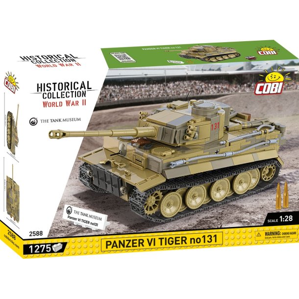 COBI Byggest Panzer VI Tiger no 131 - 1275 klodser