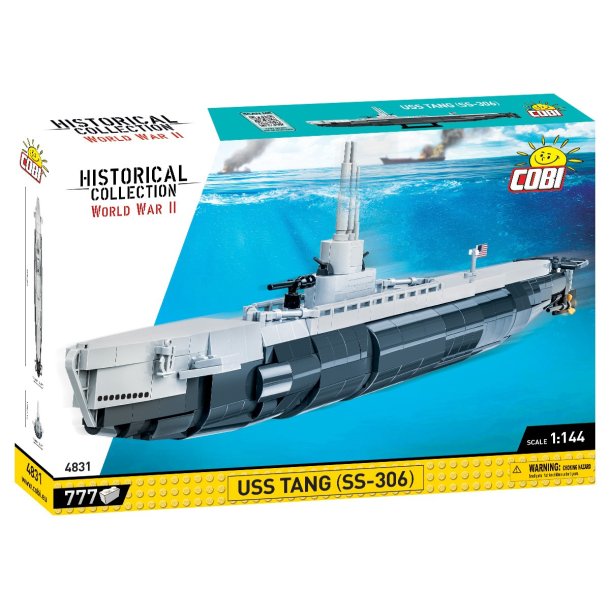 COBI Byggest Ubd USS Tang (SS-306) - 777 klodser