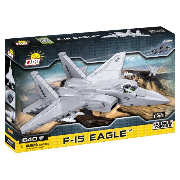 COBI Byggeklodser Boing F-15 Eagle - Samlesæt med 640 klodser
