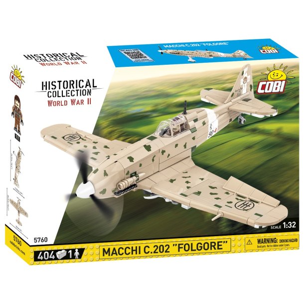 COBI Byggeklodser Macchi C.202 Folgore- Samlest med 404 klodser