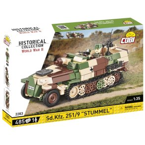 COBI Byggest WW2 SD.KFZ. 251/9 Stummel - 485 Klodser