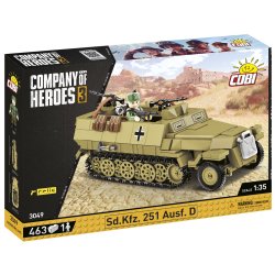 COBI Byggest - Company of Heroes 3 - Sd.Kfz. 251 Ausf. D - 463 klodser