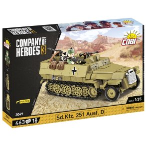COBI Byggest - Company of Heroes 3 - Sd.Kfz. 251 Ausf. D - 463 klodser