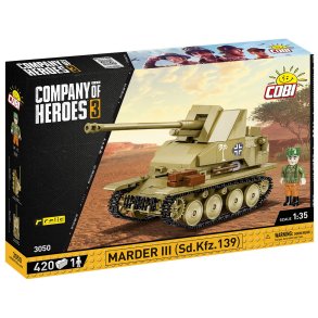 COBI Byggest - Company of Heroes 3 - Marder III (Sd.Kfz. 139) - 420 klodser